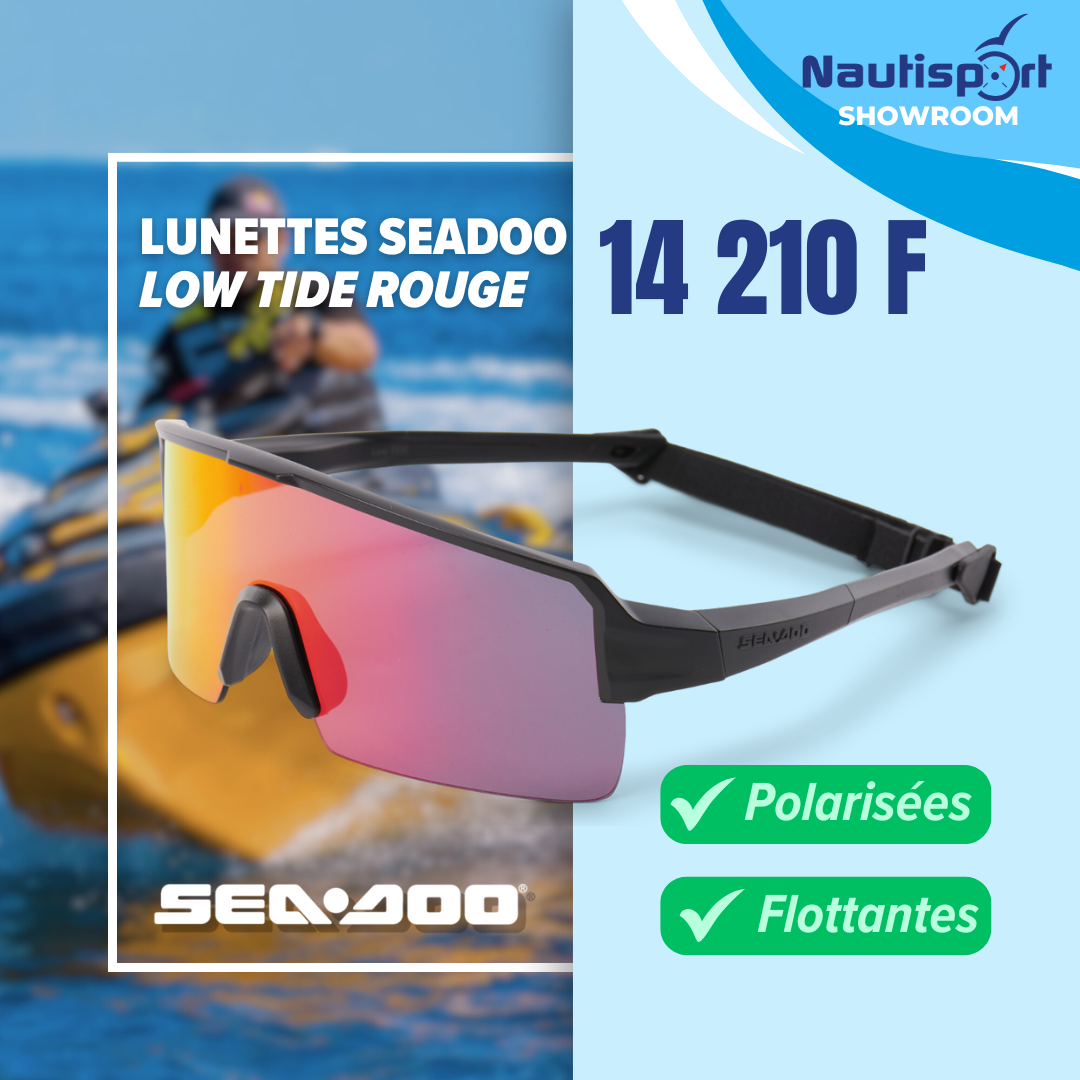 low tide rouge lunettes seadoo