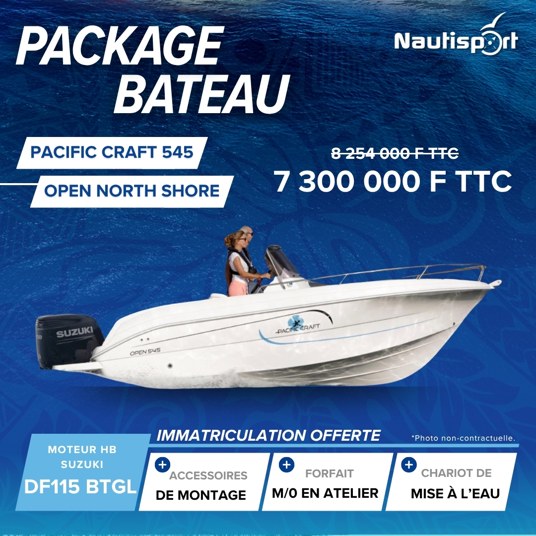 Package Pacific Craft 545 & Suzuki Nautisport