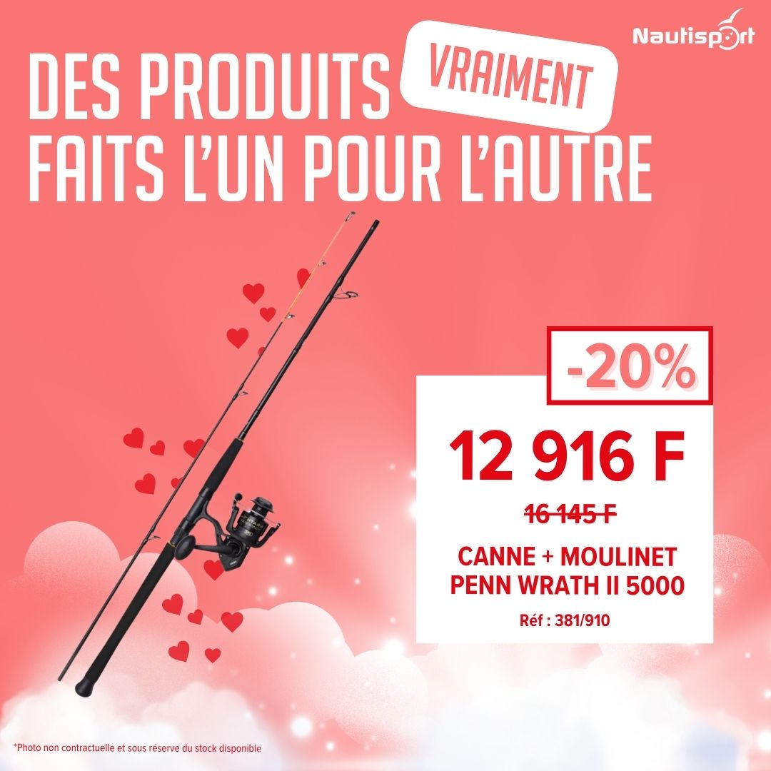 offre combo peche saint valentin nautisport tahiti