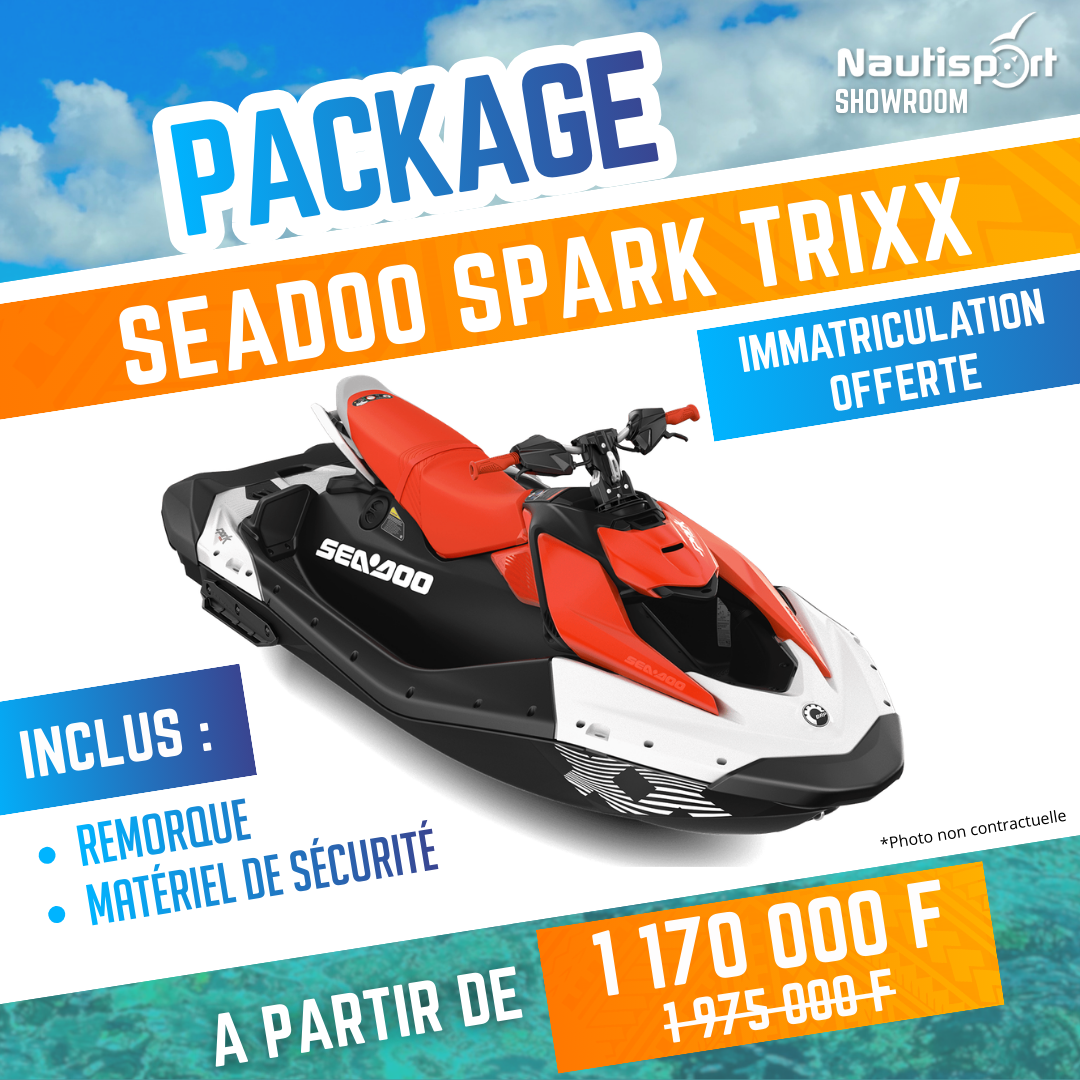jet ski seadoo spark trixx nautisport tahiti