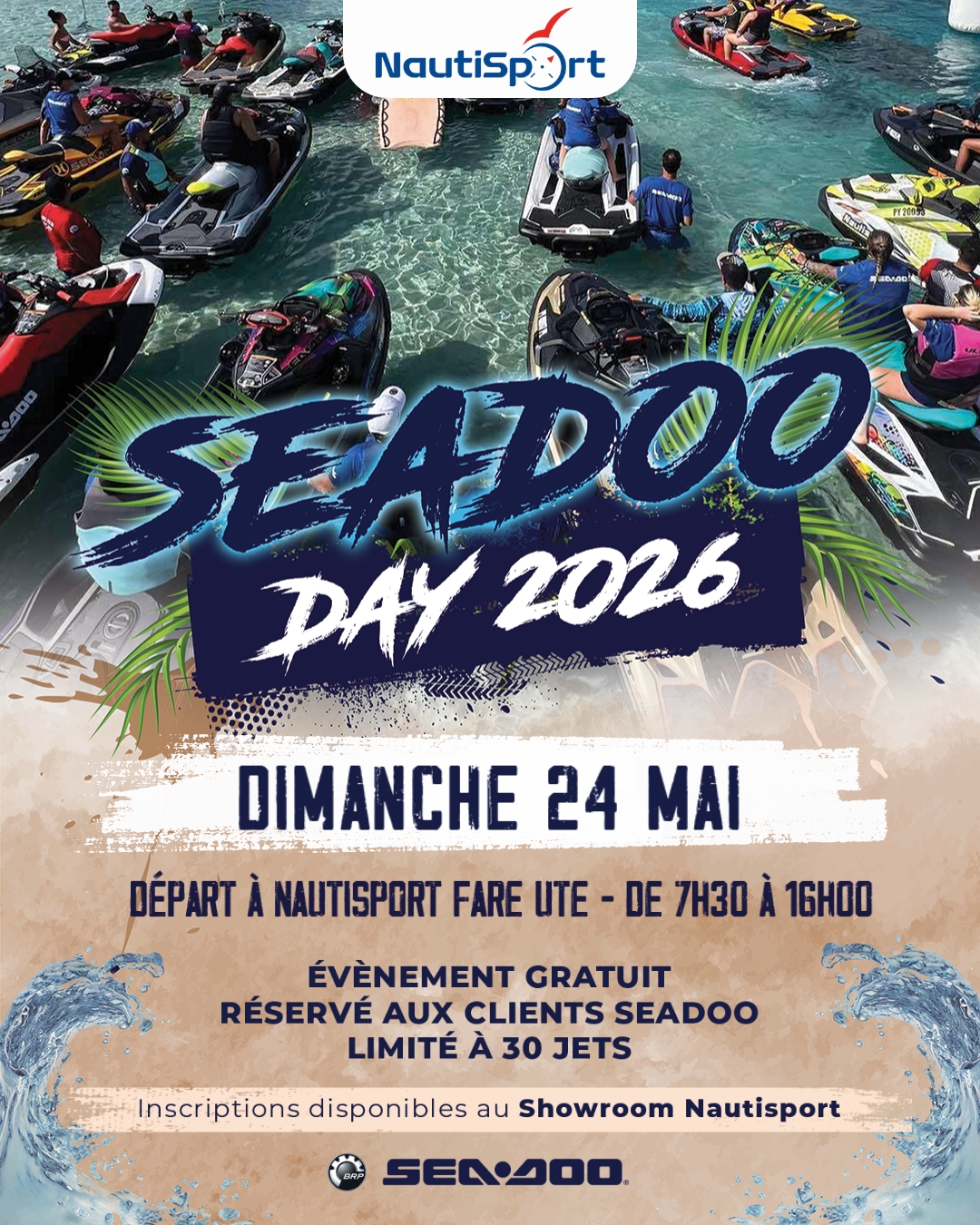 seadoo day nautisport tahiti 2026
