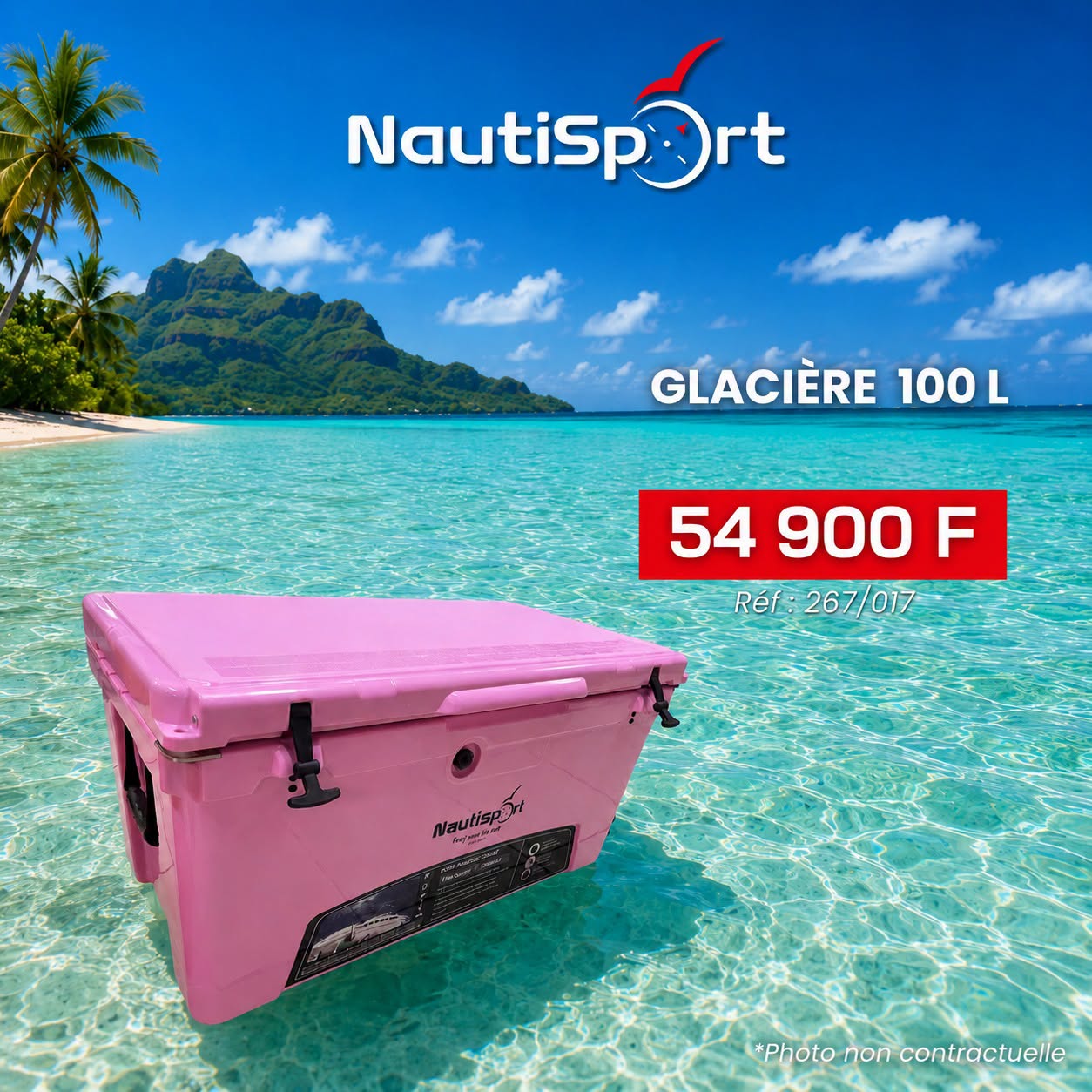 glaciere 100l nautisport tahiti