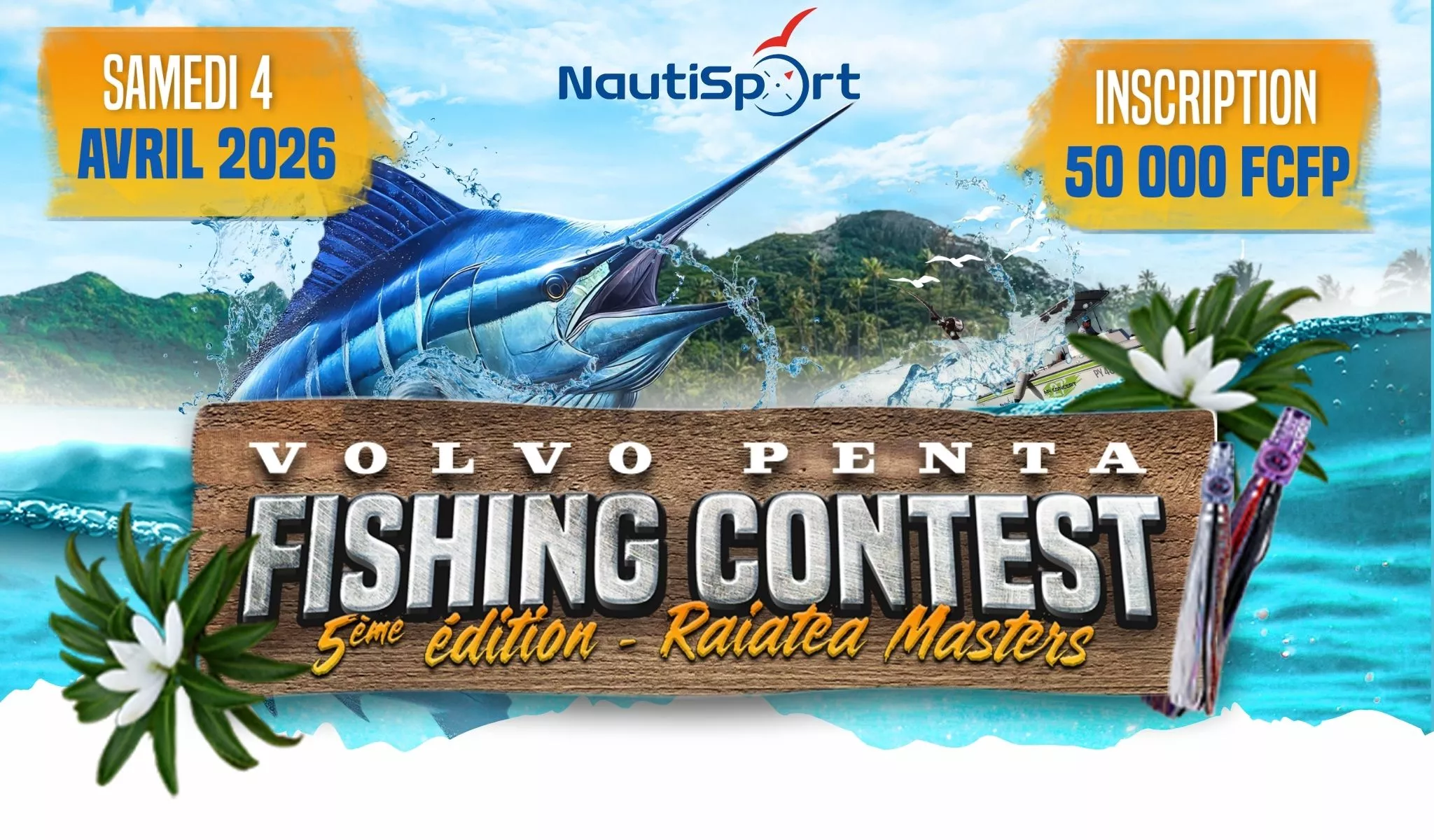 concours de peche nautisport tahiti volvo penta